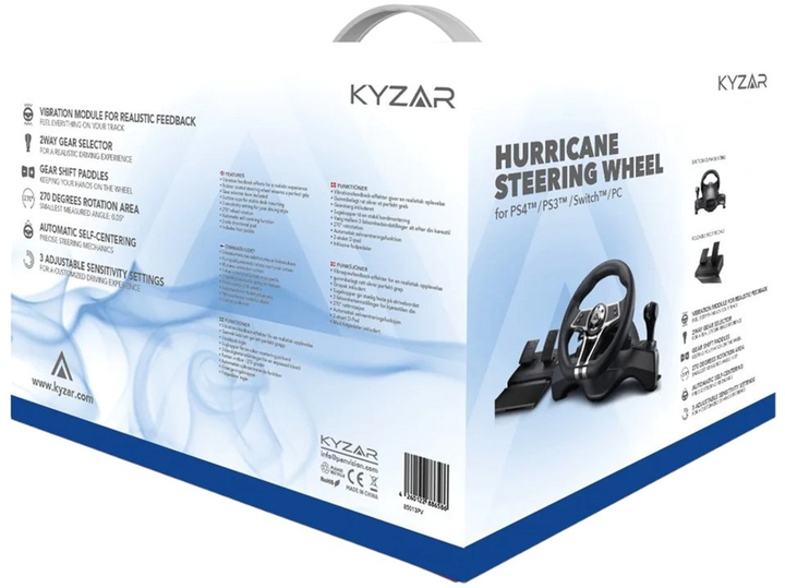 Kierownica Kyzar Playstation Steering Wheel (4260122886586) - obraz 4