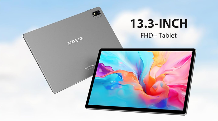 Планшет 13.3" Full HD Pixpeak T181 8+11/256GB 8 ядер Android 13 11580mAh Grey Б/В - изображение 2