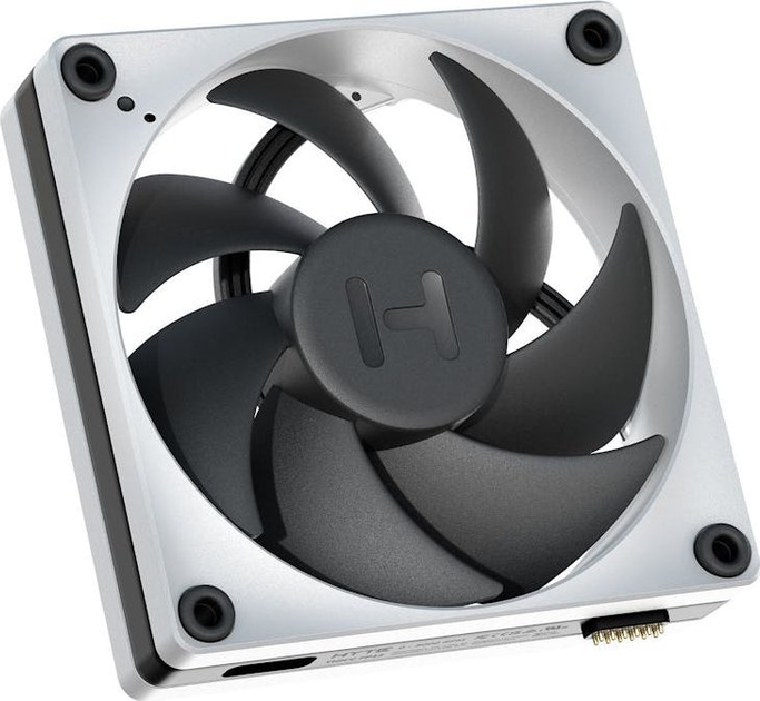 Вентилятор Hyte THICC FP12 Triple Fan 3 Pack 120 mm Black/Grey (FAN-HYTE-FP12-BW-3) - зображення 4