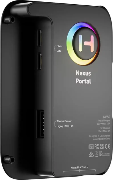Вентилятор Hyte THICC FP12 Triple Fan 3 Pack Nexus Portal 120 mm Black/Grey (FAN-HYTE-FP12-BW-3) - зображення 15