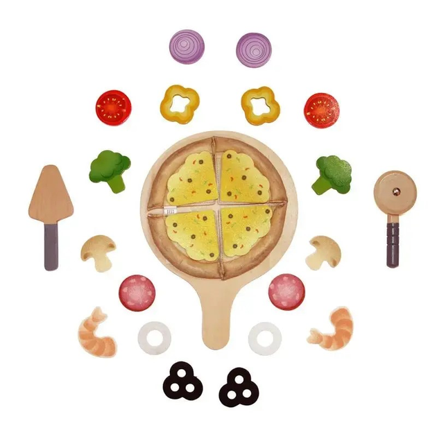Zabawka Hape Idealna Pizza 2 w 1 Kuchnia Piec i pudełko na pizzę (6943478030831) - obraz 5