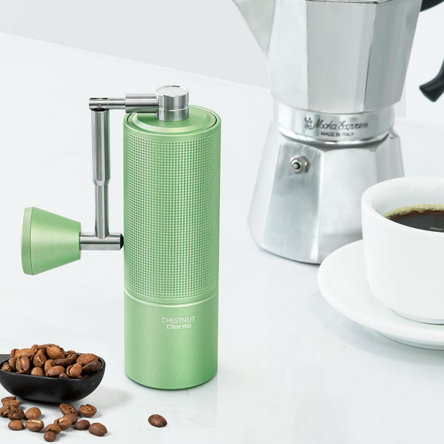 Ручна кавомолка Timemore Chestnut C3 ESP Pro Green (C3ESP PRO) - зображення 3
