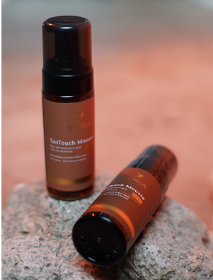 Мусс-автозагар для тела и лица Soika TanTouch Mousse "MEDIUM" SPF 20, 150 мл - изображение 2