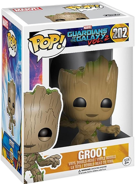 Фігурка Funko Pop Movies GOTG2 Groot 13230-PX-1RY (882041054132) - зображення 1