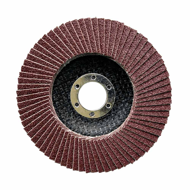 Круг пелюстковий торцевий NovoAbrasive NEAL60125 т29 AL P60 125*22,2 мм - зображення 1