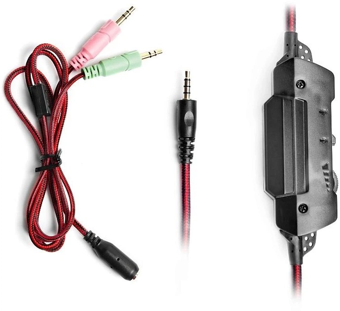 Навушники гарнітура REAL-EL GDX-7600 Black/Red чорний/червоний (265794) - Фото 7 Навушники гарнітура REAL-EL GDX-7600 Black/Red чорний/червоний (265794) - зображення 7