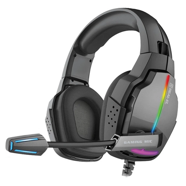 Гарнітура REAL-EL GDX-7680 Black - Фото 1 Гарнітура REAL-EL GDX-7680 Black - зображення 1