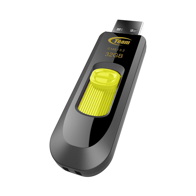 Флеш-накопитель USB3.0 32GB Team C145 Yellow (TC145332GY01) - изображение 2