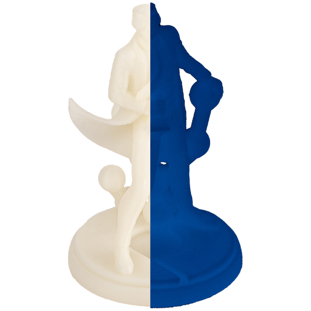 Філамент пластик для 3D-друку Panchroma Glow PLA 1 кг Glow Blue - зображення 4