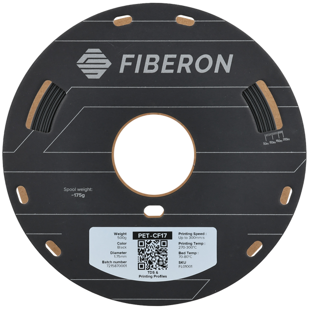 Філамент Fiberon пластик для 3D-друку 0.5 кг Black (6938936714590) - зображення 5