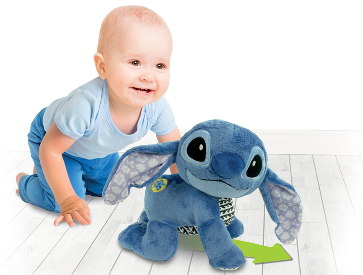 Maskotka interaktywna Clementoni Disney Baby Stitch Raczkujemy razem 17537 (8005125175376) - obraz 5