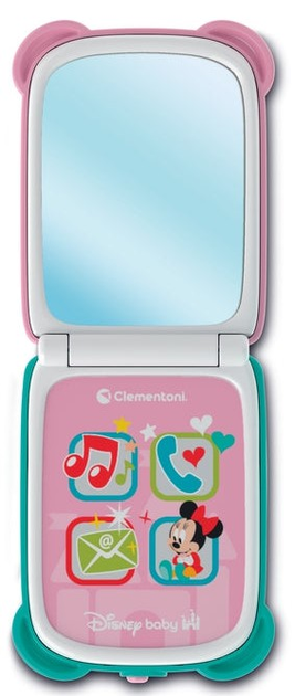Telefon dziecięcy Clementoni Disney Baby Minnie Flip-Phone 17515 (8005125175154) - obraz 3