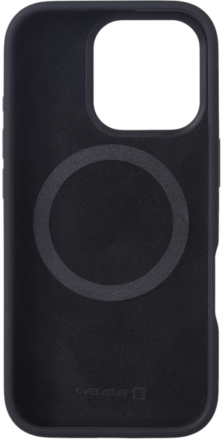 Панель Evelatus Premium MagSafe Soft Touch Silicone Case для Apple iPhone 16 Pro Black (4752192090678) - зображення 3