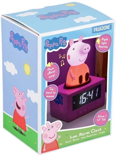 Budzik Paladone Świnka Peppa 15.5 cm (5056577728279) - obraz 7