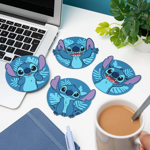 Підставки під кухоль Paladone Disney Stitch 4 шт. (5056577732573) - зображення 4