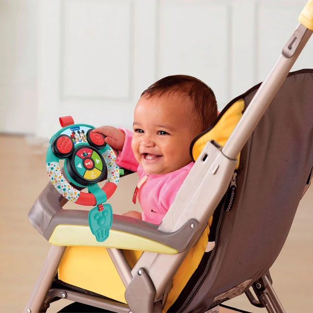 Zabawka dla niemowląt Clementoni Disney Baby Miękka Kierownica 17557 (8005125175574) - obraz 5