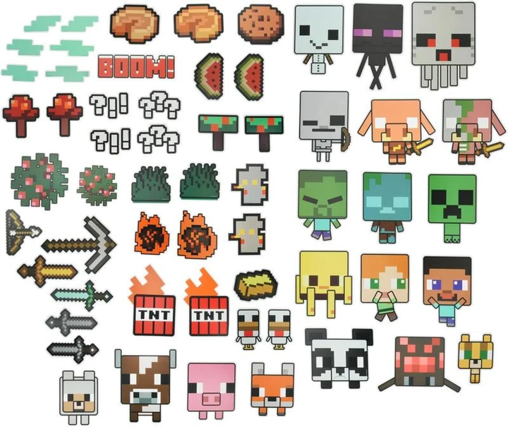 Zestaw rekwizytów fotograficznych Paladone Minecraft 58 szt. (5056577740042) - obraz 4