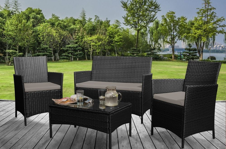Zestaw mebli ogrodowych ModernHome by Multistore stół, 2x fotel, ławka (5903769971589) - obraz 7
