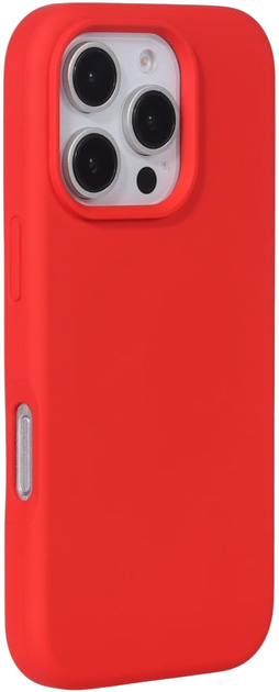 Etui Evelatus Premium MagSafe Soft Touch Silicone Case do Apple iPhone 16 Pro Red (4752192090609) - obraz 2