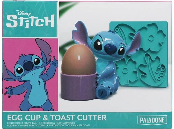 Podstawka do jajka i foremka do tostów Paladone Disney Stitch (5056577733709) - obraz 3