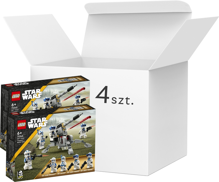 Zestaw klocków LEGO Star Wars Oddział żołnierzy-klonów 119 elementów 4 szt (75345) - obraz 1