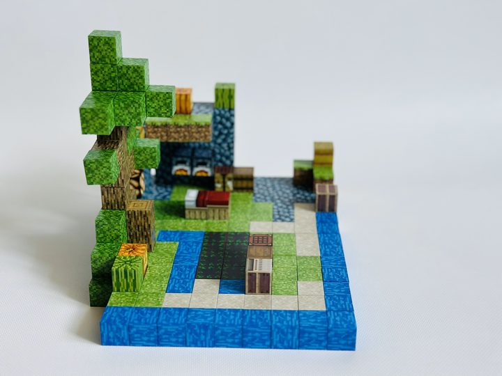 Детский магнитный конструктор Minecraft, 212 деталей - изображение 3