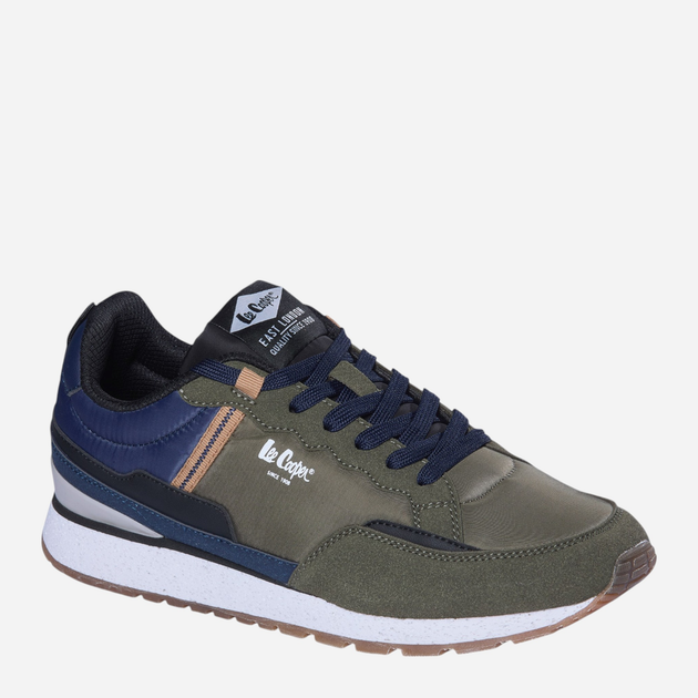 Чоловічі снікери Lee Cooper LCW-25-03-3383M 42 28 см Хакі (5904292177332) - зображення 2