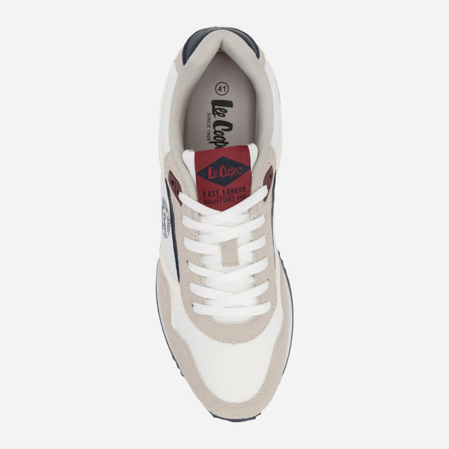 Sneakersy męskie Lee Cooper LCW-25-03-3388M 44 29.3 cm Białe - obraz 5