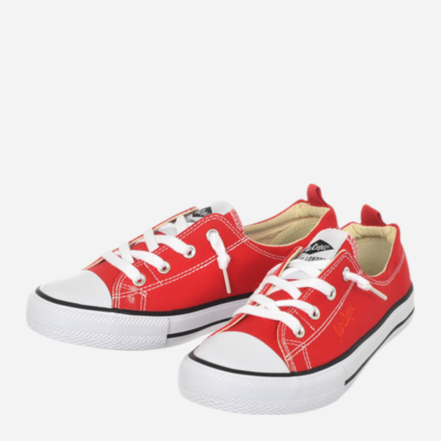 Жіночі кеди низькі Lee Cooper LCW-25-02-3298L 39 25.5 см Червоні (5904292158980) - зображення 3