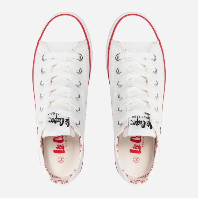 Жіночі кеди низькі Lee Cooper LCW-22-31-0875L 36 23.5 см Білі (5904292106059) - зображення 5