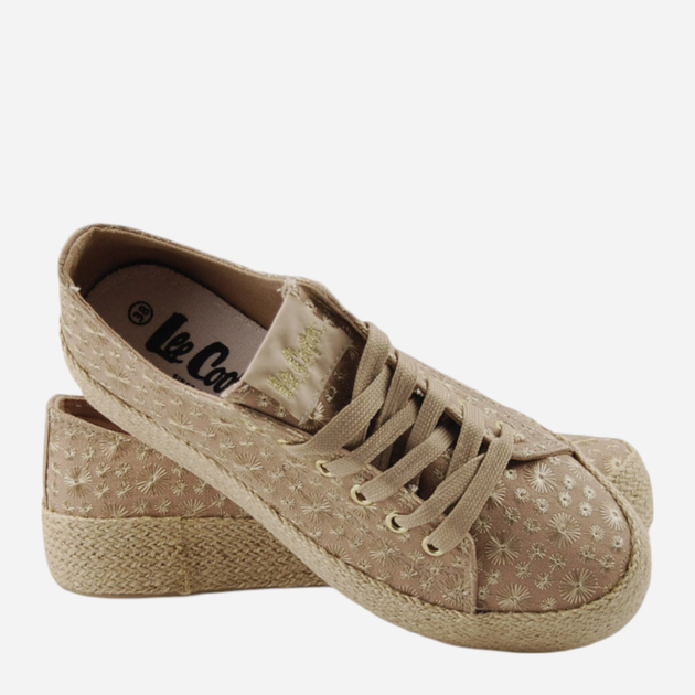 Жіночі кеди низькі Lee Cooper LCW-25-08-3646L 40 26 см Темно-бежеві (5904292187577) - зображення 5