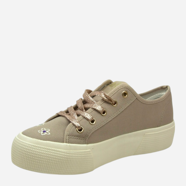 Trampki damskie materiałowe do kostki na platformie Lee Cooper LCW-25-08-3645L 36 24 cm Beżowe - obraz 5