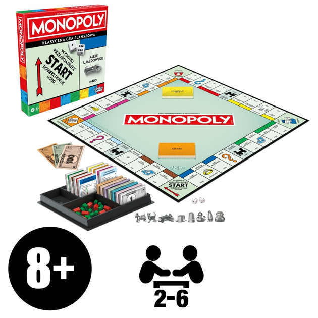 Gra planszowa Hasbro Monopoly Classic (edycja polska)(5010996302458) - obraz 3