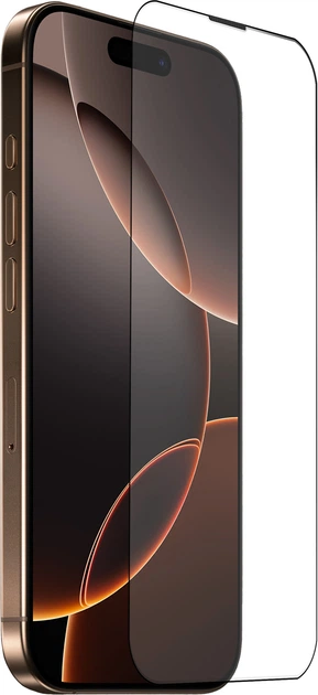 Szkło hartowane iLera Fantom Glass do Apple iPhone 16 Pro Black (iLFant16PR) - obraz 3