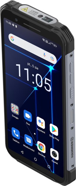 Smartfon Hammer Construction 6/128GB Black (TEL000826) - obraz 4