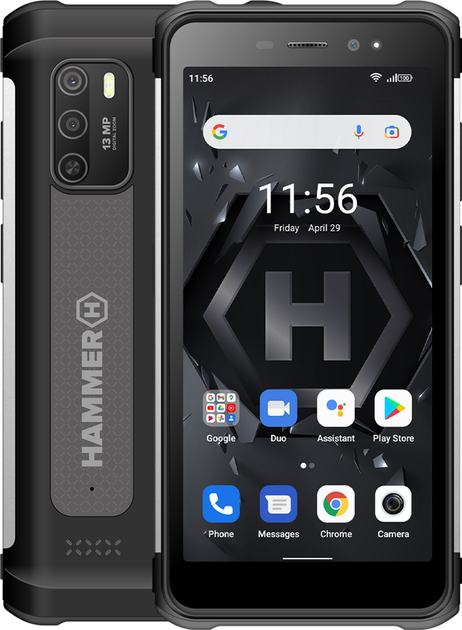 Smartfon Hammer Iron 4 4/32GB Silver (TEL000819) - obraz 1