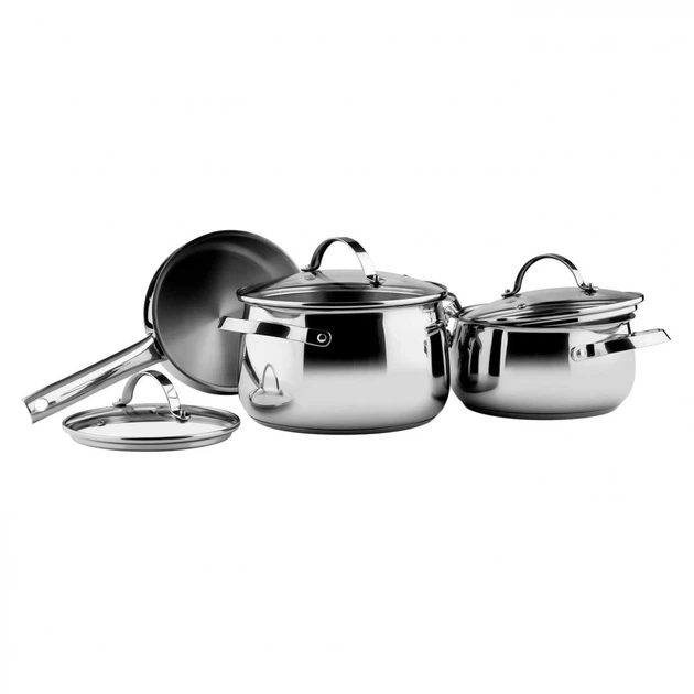 Набір каструль Vinzer 50030 Culinaire 6 Предметів - Фото 1 Набір каструль Vinzer 50030 Culinaire 6 Предметів - зображення 1