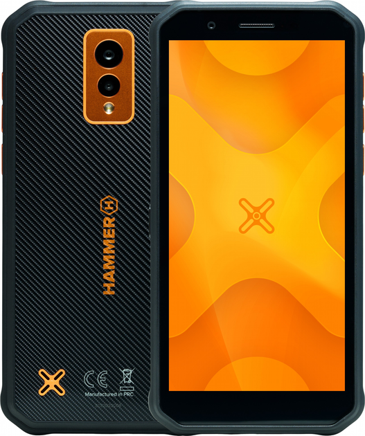 Мобільний телефон Hammer Energy X 4/64GB Black-Orange (TEL000844) - зображення 1