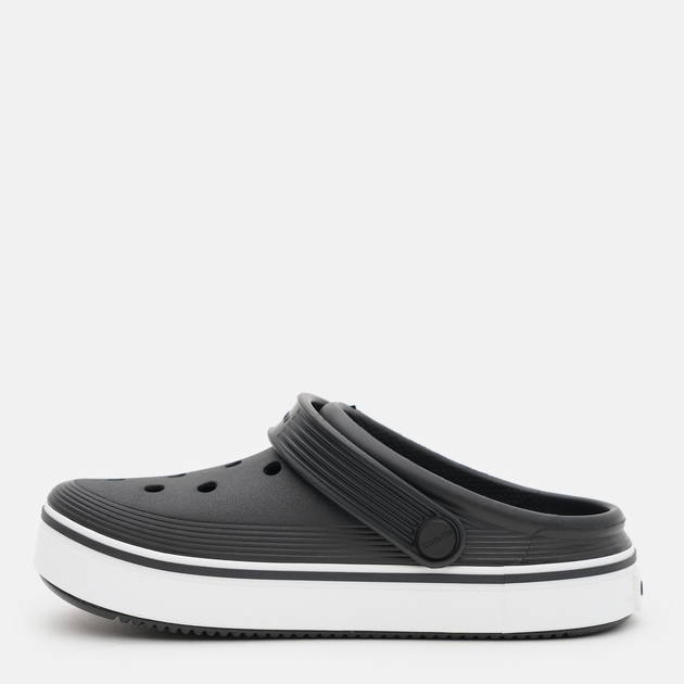 Підліткові крокси-сабо для хлопчика Crocs Off Court Clog K 208477-001 38-39 (J6) Чорні (1962653538738_196265353873) - зображення 3