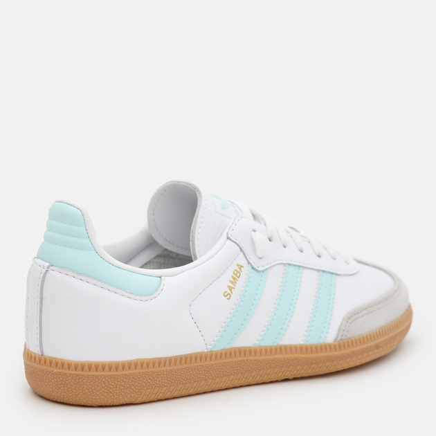 Підліткові кеди для дівчинки Adidas Originals Samba Og J JP5481 40 Ftwwht/Seflaq/Gum3 (4067904603160) - зображення 4