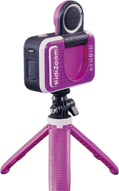 Aparat cyfrowy VTech KidiZoom Video Studio HD Pink/Grey (80-531814) - obraz 4
