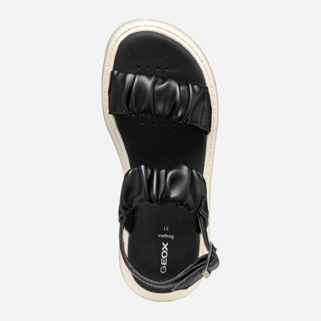 Підліткові сандалії для дівчинки Geox J Sandal Kodette Gir J55DBB000BC-C9999 35 Чорні (8058192266317) - зображення 8
