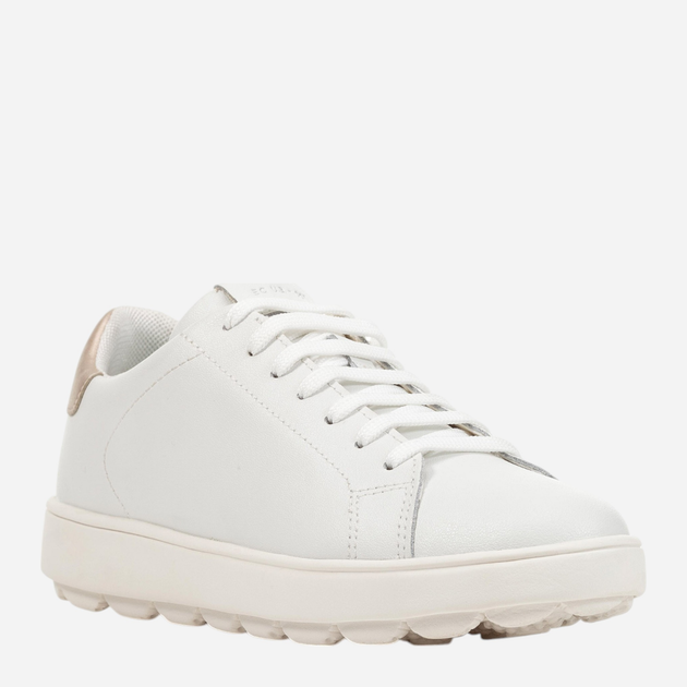 Sneakersy damskie Geox D Spherica Ecub-1 D45WEA09BNF-C1327 38 Białe (8056206498136) - obraz 3