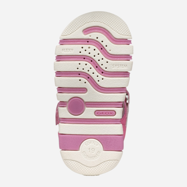 Дитячі сандалії для дівчинки Geox B Sandal Iupidoo Gir B5517D05014-C8F8R 22 Рожеві (8058192241239) - зображення 9