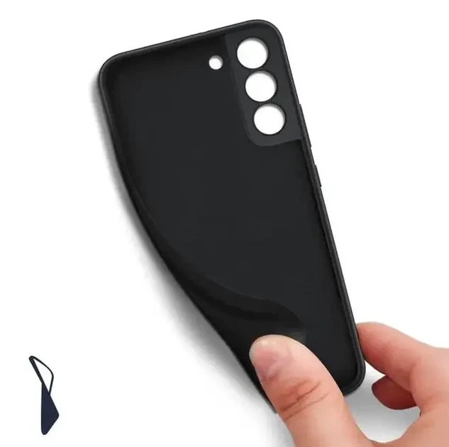 Чохол-бампер Silicone cover з мікрофіброю для Samsung Galaxy S23 FE (SM-S711B) - Фото 3 Чохол-бампер Silicone cover з мікрофіброю для Samsung Galaxy S23 FE (SM-S711B) - зображення 3