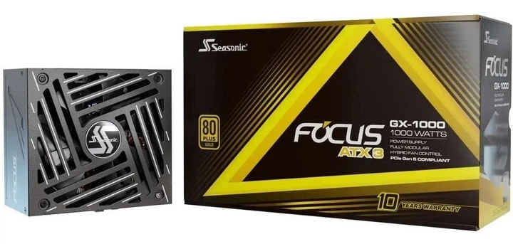 Блок живлення Seasonic Focus GX-1000W ATX 3.1 80+ Gold (FOCUS-GX