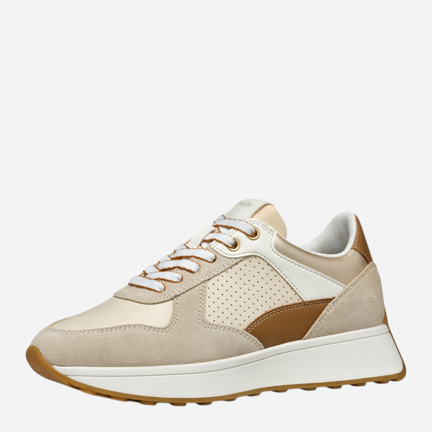 Sneakersy damskie Geox D Amabel D46MDA08522-C1SH6 37 Beżowe (8058192147197) - obraz 4