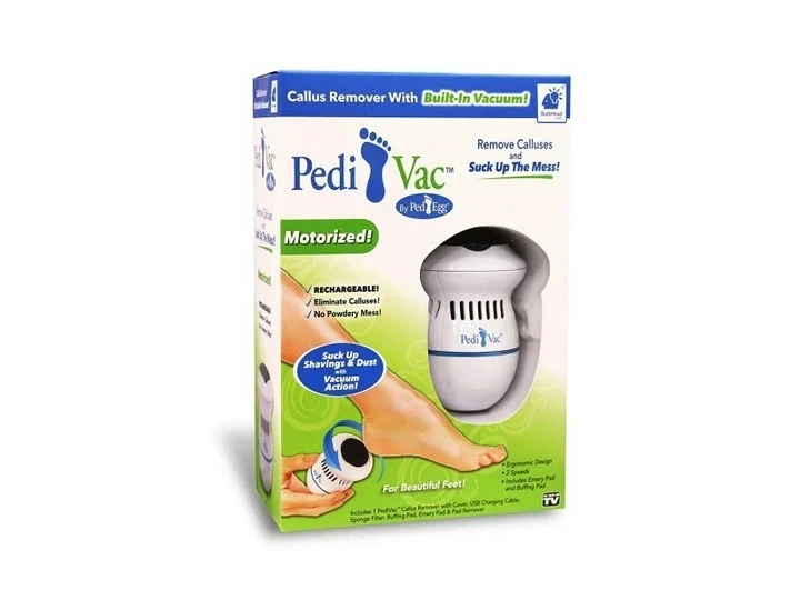 Электрическая пемза для ног Pedi Vac USB пилка - изображение 3