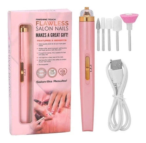Фрезер - мини аппарат для маникюра Flawless Salon Nails / Беспроводной Фрезер для маникюра и педикюра - Фото 2 Фрезер - мини аппарат для маникюра Flawless Salon Nails / Беспроводной Фрезер для маникюра и педикюра - изображение 2