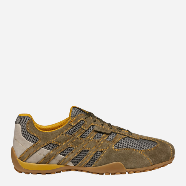 Buty sportowe męskie Geox U Snake Original U55MNA02214-C6404 43 Khaki (8058192170416) - obraz 1